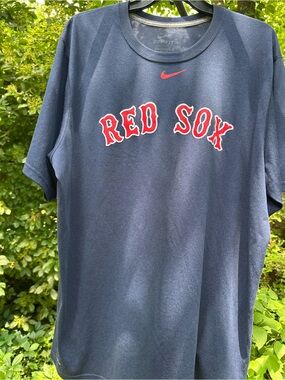BOSTON RED SOX Nike Navy Dri-FIT Short Sleeve Tee